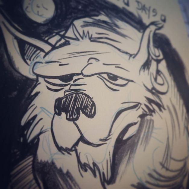 Croquis Drawlloween #05 - Werewolf